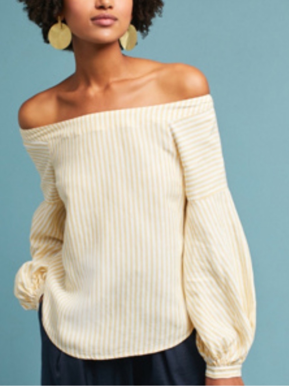 Maeve Clotille Off-The-Shoulder Blouse